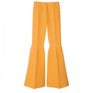 Apricot Longchamp Trousers - Gabardine Women Trousers & shorts | 301485NPM