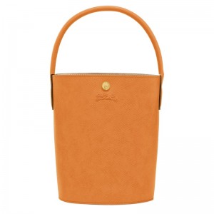 Apricot Longchamp Épure S Bucket - Leather Women Handbags | 649780DXP