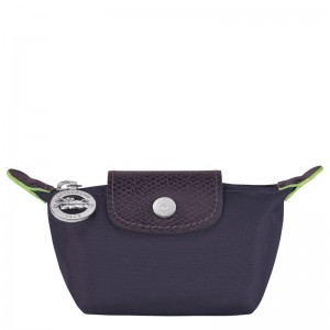 Bilberry Longchamp Le Pliage Green Coin purse - Recycled canvas Women Cardholders & Coin purses | 856417XNB