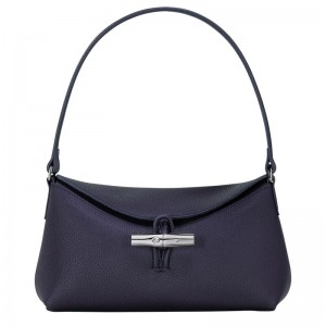 Bilberry Longchamp Le Roseau S Hobo - Leather Women Shoulder bags | 753416YQH