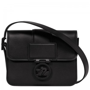 Black Longchamp Box-Trot S Crossbody bag - Leather Women Crossbody bags | 053419NUJ