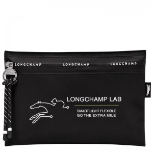 Black Longchamp Le Pliage Energy Pouch - Canvas Women Pouches & Cases | 204635HPI