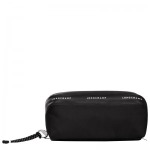 Black Longchamp Le Pliage Energy Pouch - Canvas Women Pouches & Cases | 164357JOI