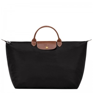 Black Longchamp Le Pliage Original S - Recycled canvas Women Travel bags | 831069EJF