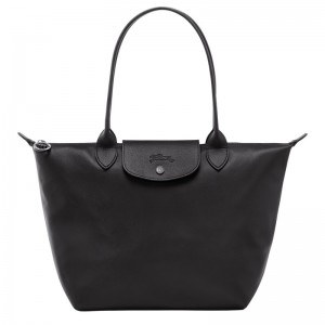 Black Longchamp Le Pliage Xtra M - Leather Women Shoulder bags | 163870HUP