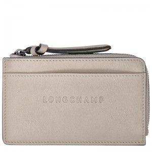 Clay Longchamp 3D Card holder - Leather Women Cardholders & Coin purses | 516482ZMY