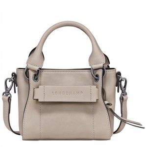 Clay Longchamp 3D XS - Leather Women Handbags | 347816ZAQ