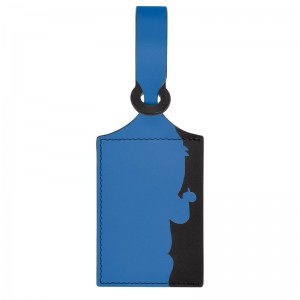 Cobalt Longchamp LGP Travel Luggage tag - Leather Women Travel accessories | 304782YJW