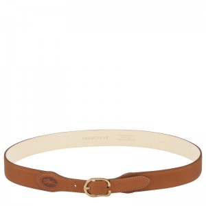 Cognac Longchamp 1980 - Leather Women Belts | 034615VGP