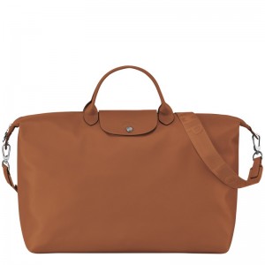 Cognac Longchamp Le Pliage Xtra S - Leather Men Travel bags | 897235HSL