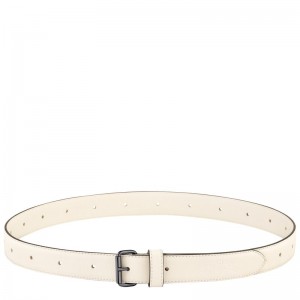 Ecru Longchamp Le Pliage Xtra - Leather Women Belts | 538126VKR