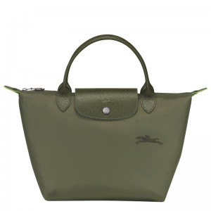 Forest Longchamp Le Pliage Green S - Recycled canvas Women Handbags | 027384FRX