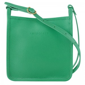 Green Longchamp Le Foulonné S Crossbody bag - Leather Women Crossbody bags | 580462RDY