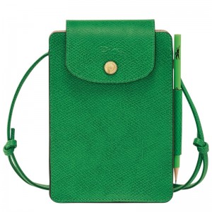 Green Longchamp Épure XS Crossbody bag - Leather Women Crossbody bags | 436520WHS