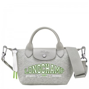 Grey Longchamp Le Pliage Collection XS - Canvas Women Handbags | 184976FHJ