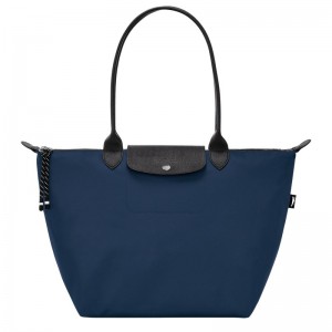 Navy Longchamp Le Pliage Energy L - Recycled canvas Women Shoulder bags | 598306XYO