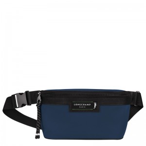 Navy Longchamp Le Pliage Energy M - Recycled canvas Men Belt bags | 592087HBA