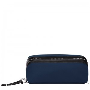 Navy Longchamp Le Pliage Energy Pouch - Canvas Women Pouches & Cases | 749830DPG