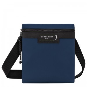 Navy Longchamp Le Pliage Energy S Crossbody bag - Recycled canvas Men Crossbody bags | 930215BUS