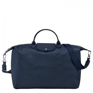 Navy Longchamp Le Pliage Xtra S - Leather Men Travel bags | 049281APG