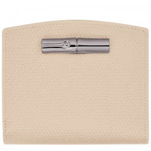 Paper Longchamp Le Roseau - Leather Women Wallets | 791864DVZ