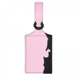 Pink Longchamp LGP Travel Luggage tag - Leather Women Travel accessories | 542739UVP