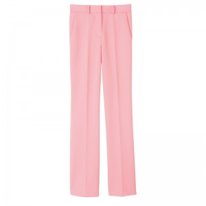 Pink Longchamp Trousers - Jersey Women Trousers & shorts | 086745ZQM