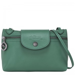 Sage Longchamp Le Pliage Xtra XS Crossbody bag - Leather Women Crossbody bags | 894327DZE