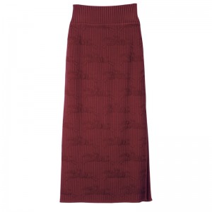 Sienna Longchamp Midi skirt - Knit Women Dresses & Skirts | 278530SGM