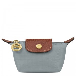 Steel Longchamp Le Pliage Original Coin purse - Recycled canvas Women Cardholders & Coin purses | 920376JHM