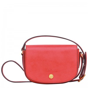 Strawberry Longchamp Épure XS Crossbody bag - Leather Women Crossbody bags | 840572YLK