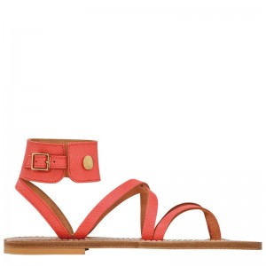 Strawberry Longchamp x K.Jacques Sandals - Leather Women Sandals | 608435IBA