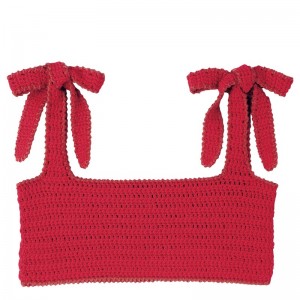 Tomato Longchamp Bra - Crochet Women Tops & Blouses | 078431ZHR