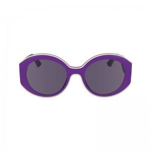 White/Violet Longchamp OTHER Women Sunglasses | 054182MDZ