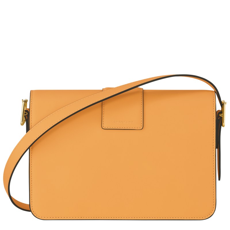 Apricot Longchamp Box-Trot M Crossbody bag - Leather Women Crossbody bags | 362489LSX