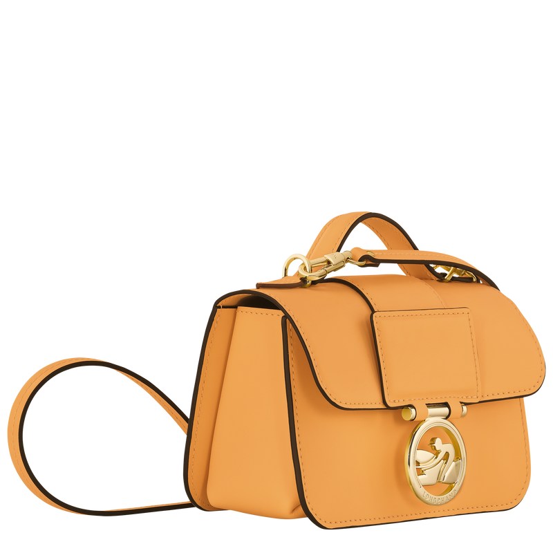 Apricot Longchamp Box-Trot XS Crossbody bag - Leather Women Crossbody bags | 209375THN