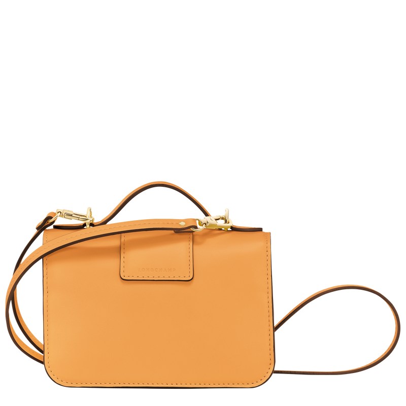 Apricot Longchamp Box-Trot XS Crossbody bag - Leather Women Crossbody bags | 209375THN