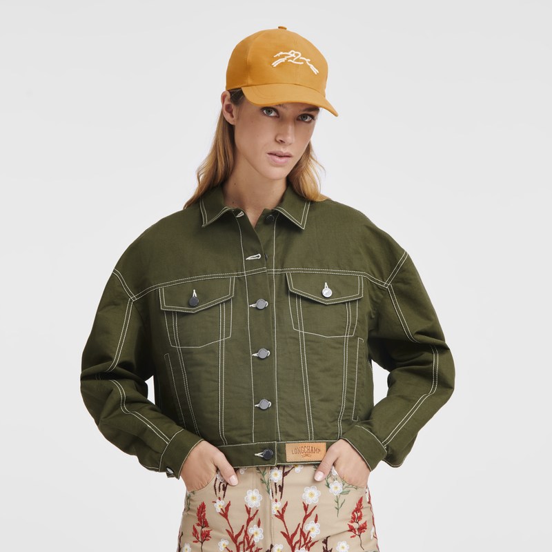 Apricot Longchamp Cap - Gabardine Women Caps & hats | 479185EDG