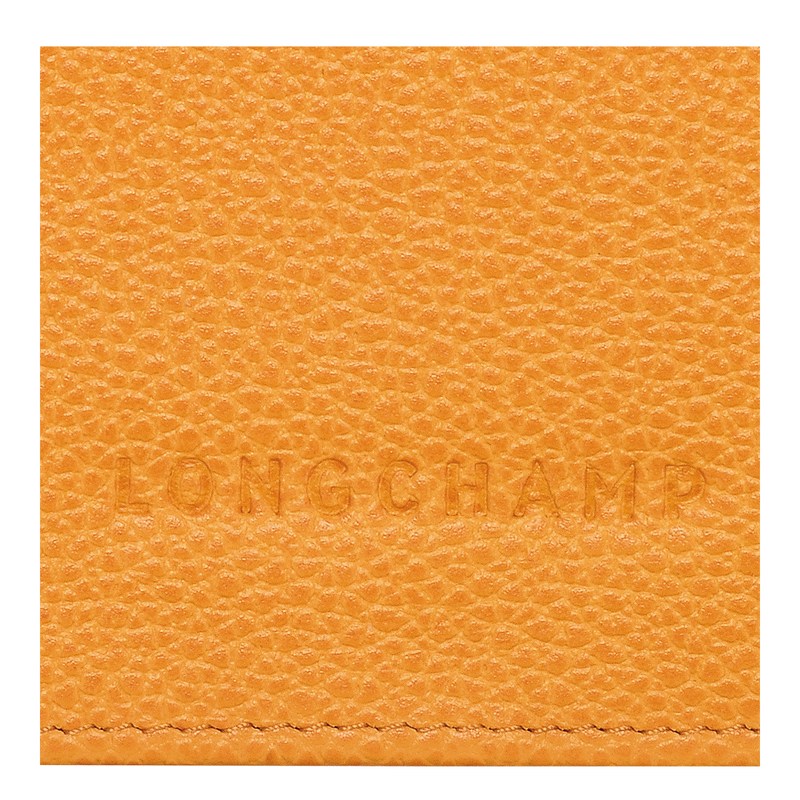 Apricot Longchamp Le Foulonné Continental - Leather Women Wallets | 270136OSN