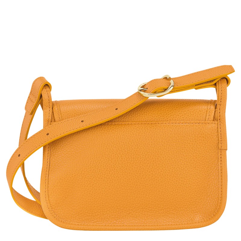 Apricot Longchamp Le Foulonné S Crossbody bag - Leather Women Crossbody bags | 609341QYH