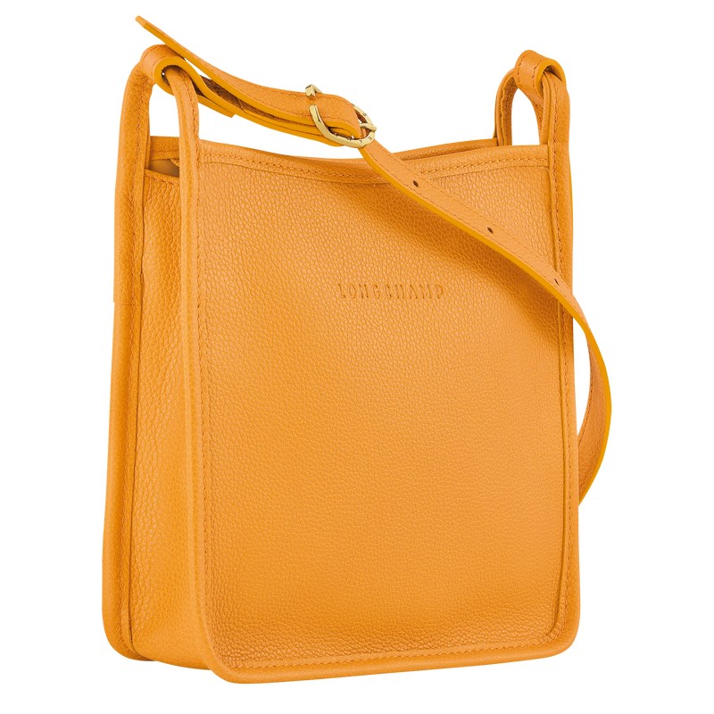 Apricot Longchamp Le Foulonné S Crossbody bag - Leather Women Crossbody bags | 479602ZSR