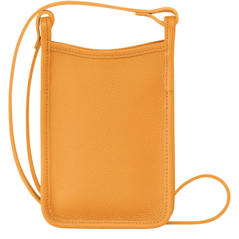 Apricot Longchamp Le Foulonné - Leather Men Phone cases | 524810DJI