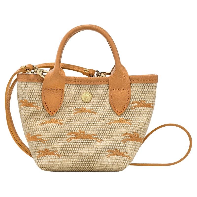 Apricot Longchamp Le Panier Pliage XS Basket - Canvas Women Handbags | 704519LDW