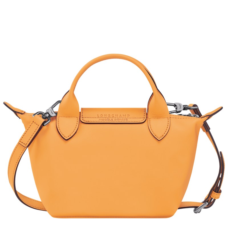 Apricot Longchamp Le Pliage Xtra XS - Leather Women Handbags | 146973UTN