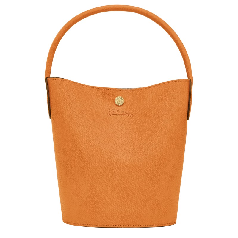 Apricot Longchamp Épure S Bucket - Leather Women Handbags | 649780DXP