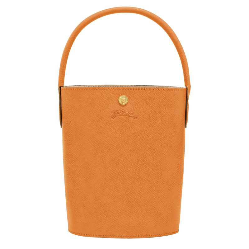 Apricot Longchamp Épure S Bucket - Leather Women Handbags | 649780DXP