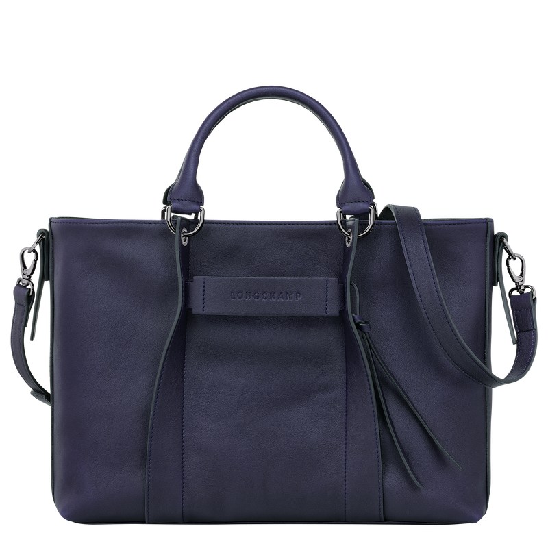 Bilberry Longchamp 3D L - Leather Women Handbags | 382640GMT