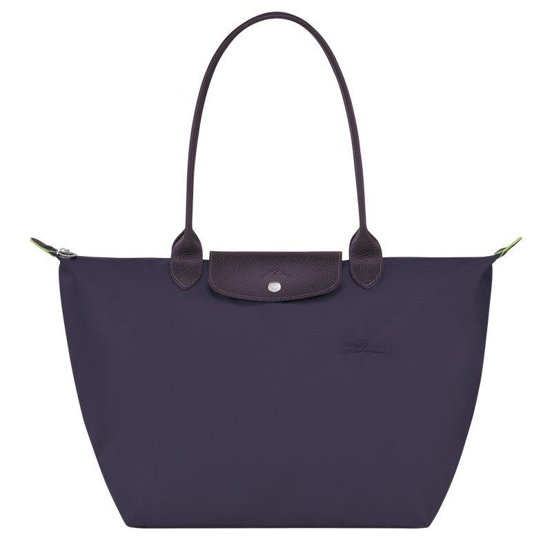 Bilberry Longchamp Le Pliage Green L - Recycled canvas Women Shoulder bags | 597142ZXN