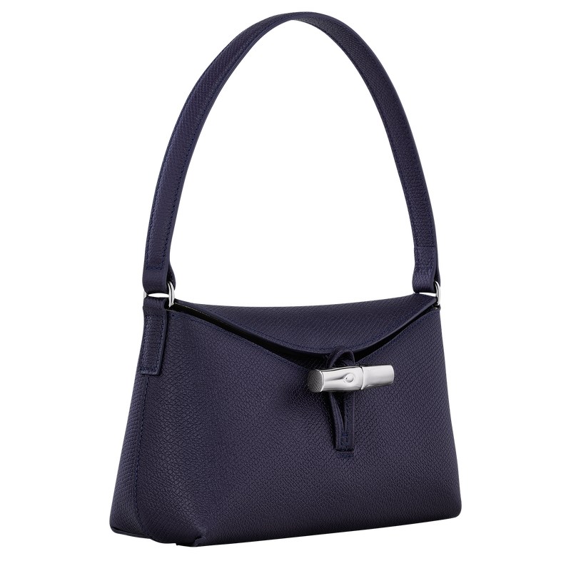 Bilberry Longchamp Le Roseau S Hobo - Leather Women Shoulder bags | 753416YQH