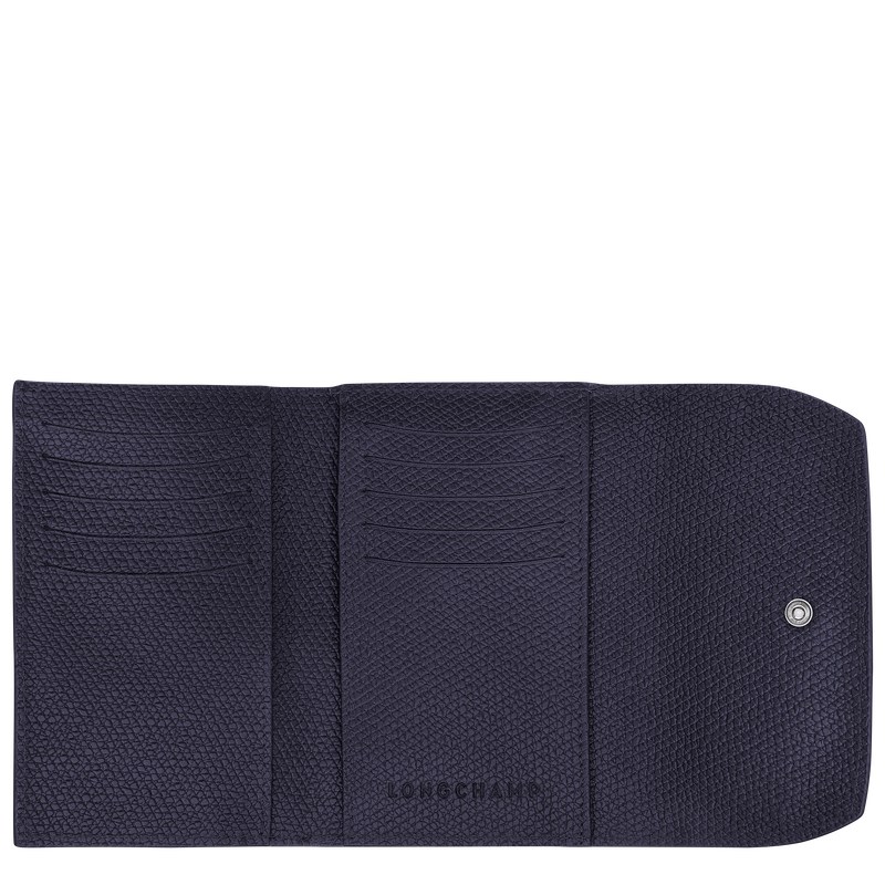 Bilberry Longchamp Le Roseau - Leather Women Wallets | 435970YPM